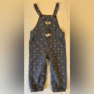 Oshkosh B’gosh Overall 
Size 18month 
Blue/Fade purple